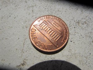Amerikai pénzek: egycentes, Penny