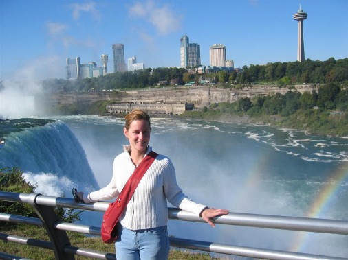 Niagara vízesés, kanadai oldal és a húgom